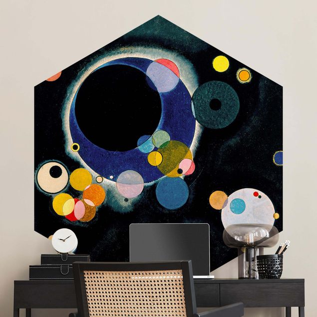 decoraçao cozinha Wassily Kandinsky - Sketch Circles