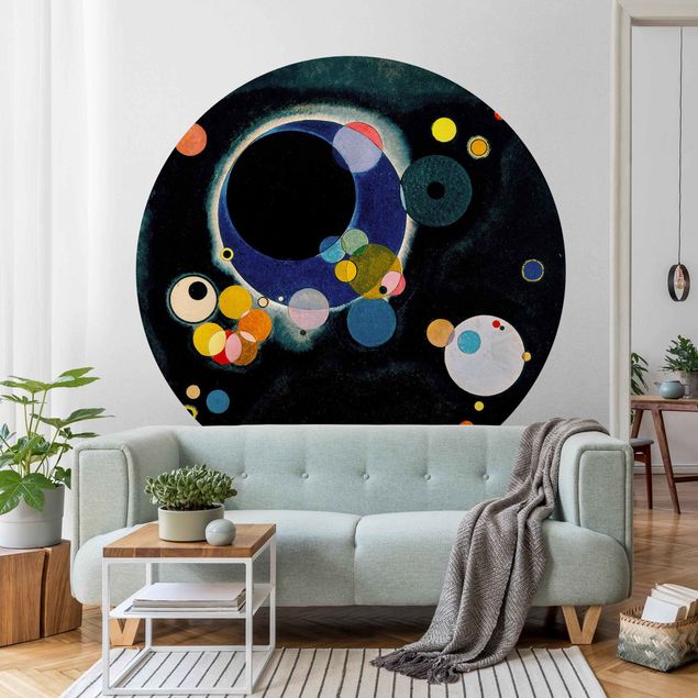 decoraçao para parede de cozinha Wassily Kandinsky - Sketch Circles