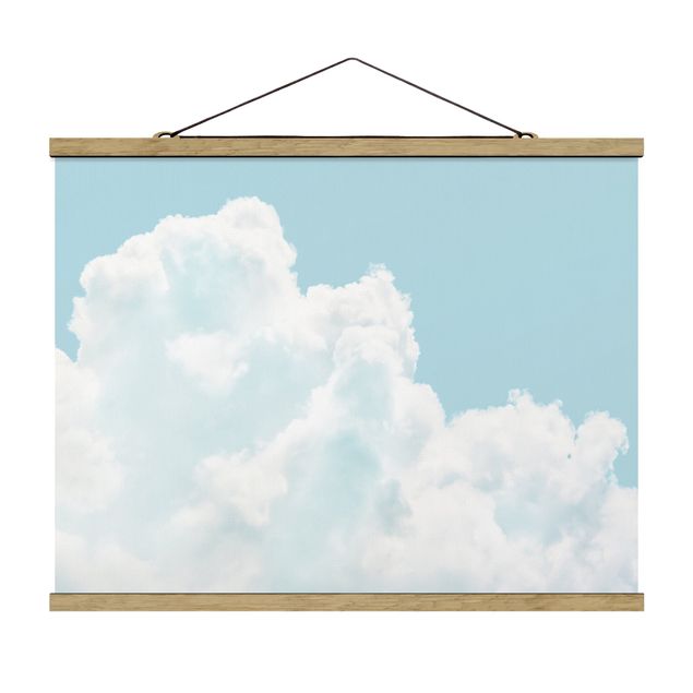 Quadros decorativos White Clouds In Sky Blue