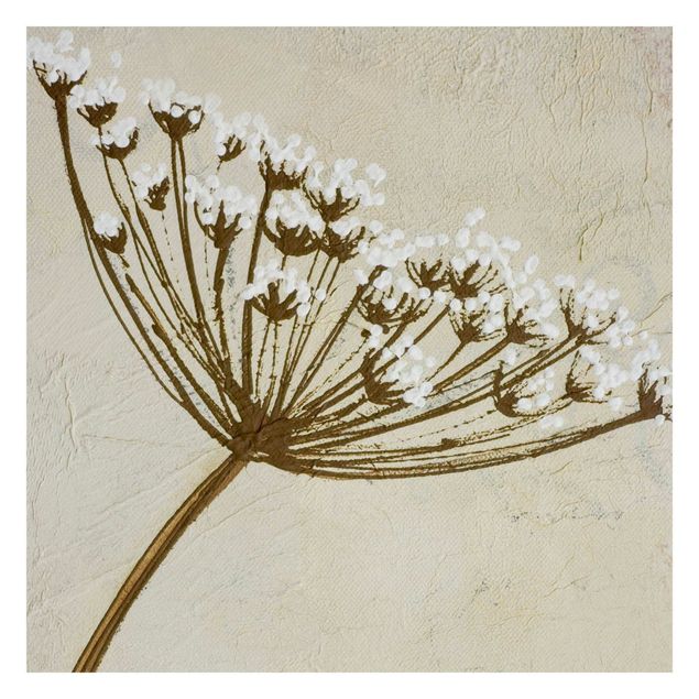 Papel de parede castanho Wildflower