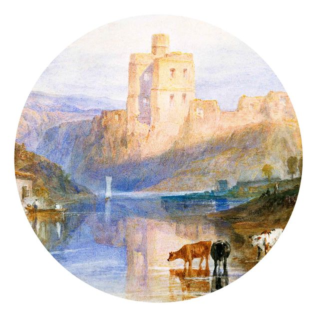 papel de parede moderno William Turner - Norham Castle