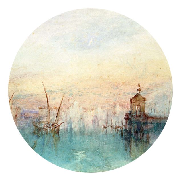 papel de parede moderno para sala William Turner - Venice With A First Crescent Moon