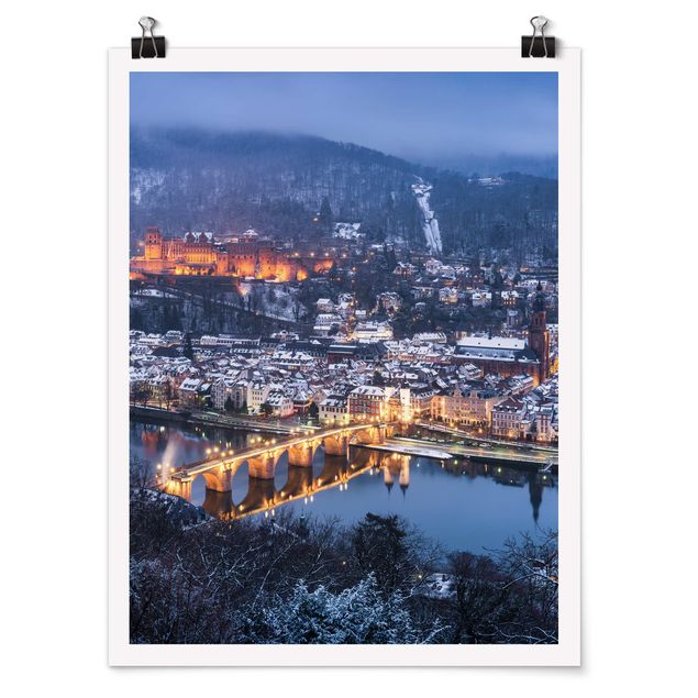 Quadros cidades Heidelberg In The Winter