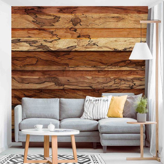 papel de parede imitando madeira Woody Flamed