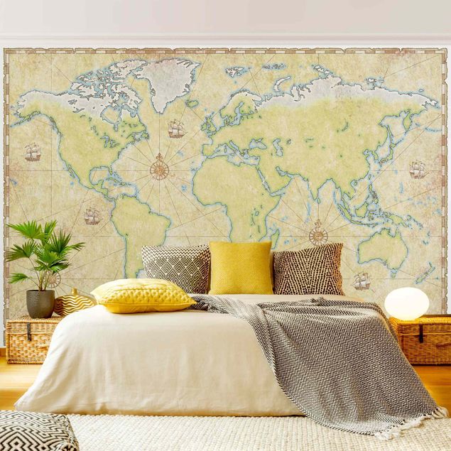 papéis de parede mapa mundi World Map
