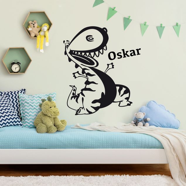 Decoração para quarto infantil Dinosaur With Customised Name