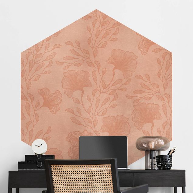decoraçao para parede de cozinha Delicate Branches In Rosé Gold