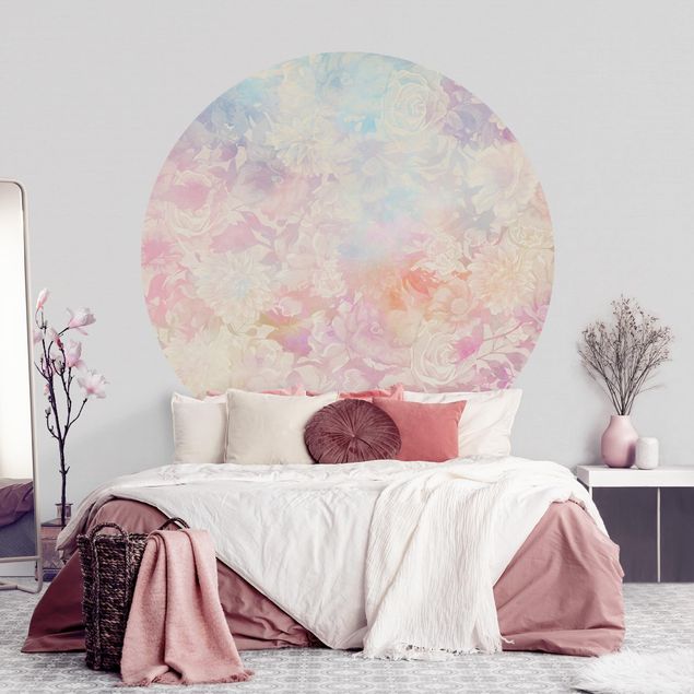 papel de paredes rosas Delicate Blossom Dream In Pastel