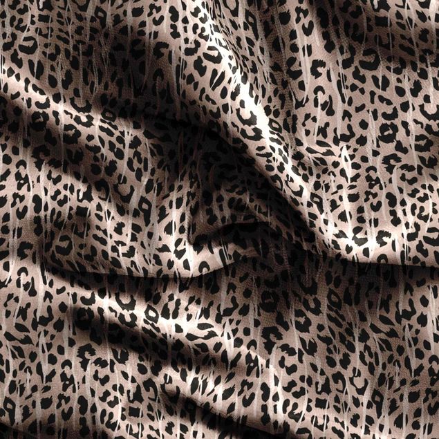 cortina sob medida Zebra Leopard Pattern