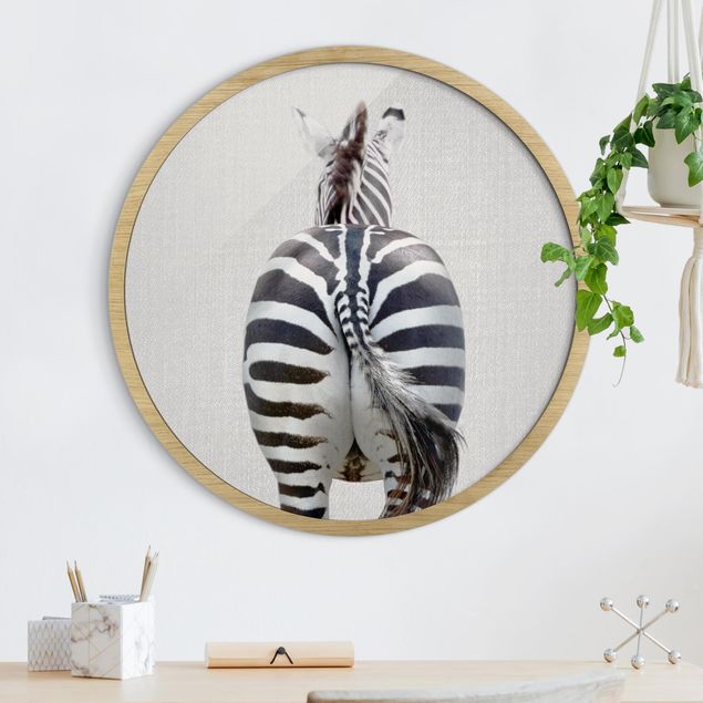 decoração para quartos infantis Zebra From Behind