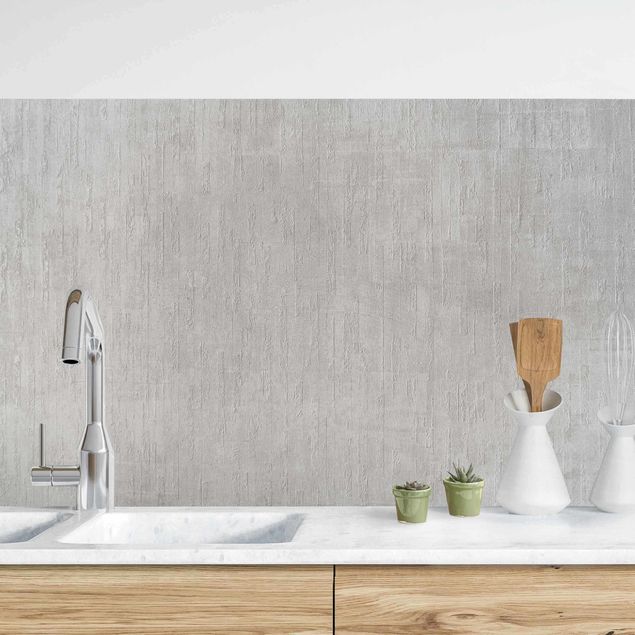 Backsplash de cozinha imitação pedra Concrete Bricks In Warm Grey